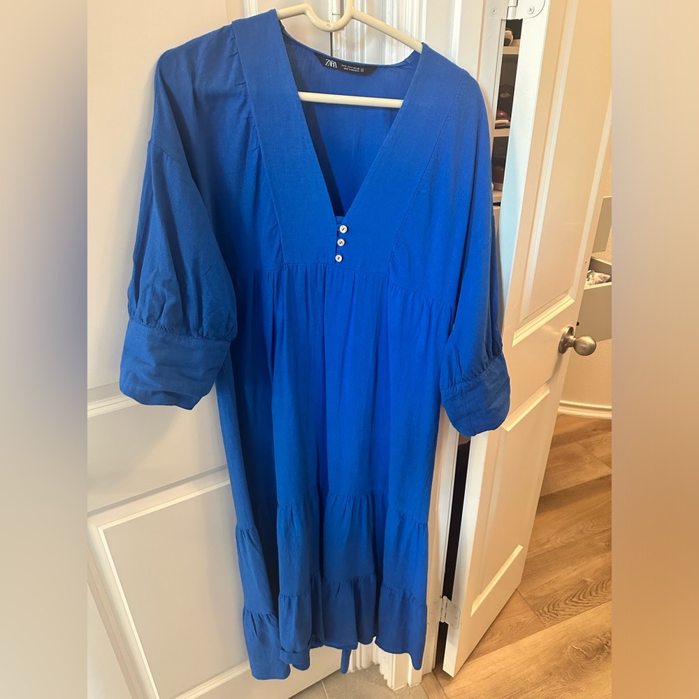 Blue dress